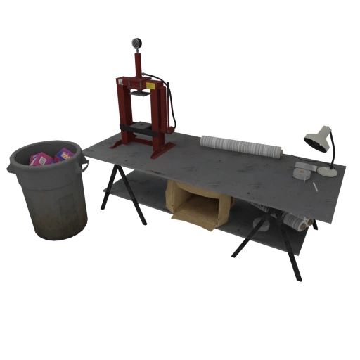 Map with numbers displayed